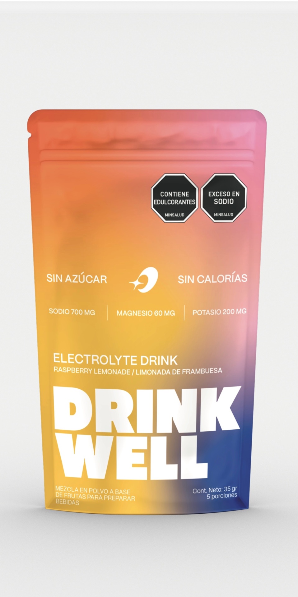 Bolsa de electrolitos Drinkwell — Limonada de Frambuesa